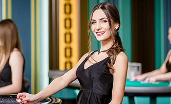 Bàn chơi Baccarat trực tiếp tại Kimsa88 với người chia bài thật